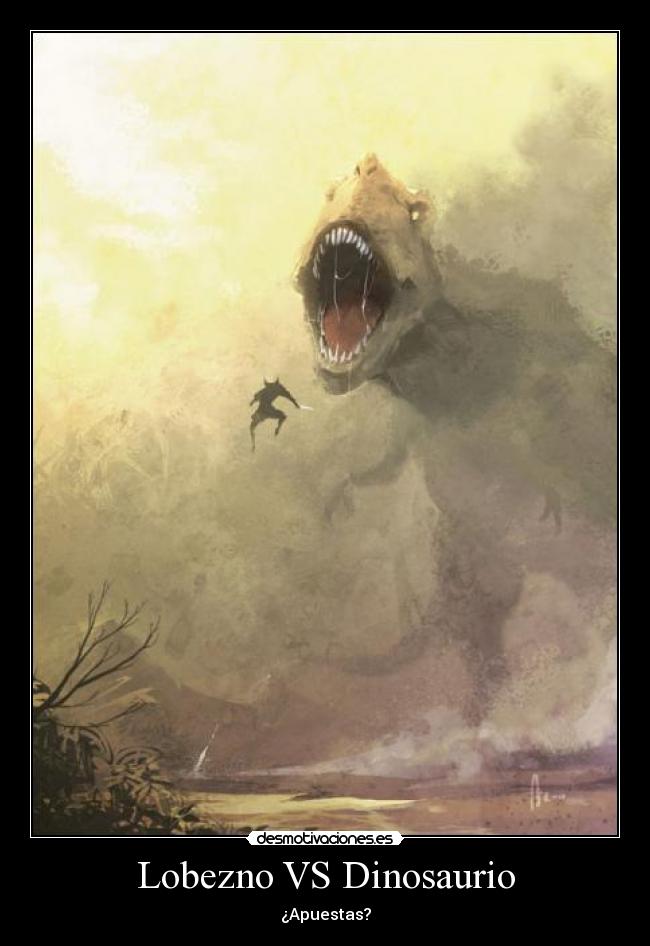 Lobezno VS Dinosaurio -