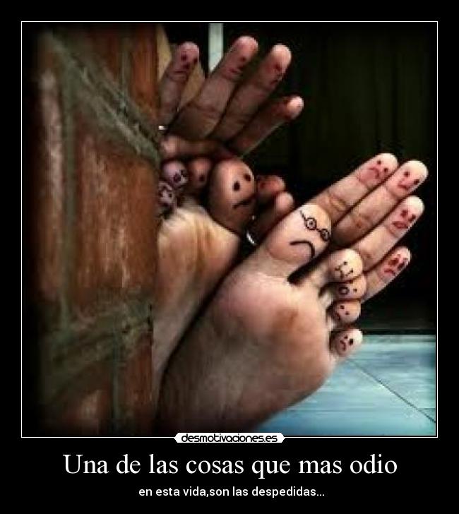 Una de las cosas que mas odio -