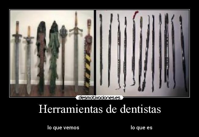 Herramientas de dentistas -