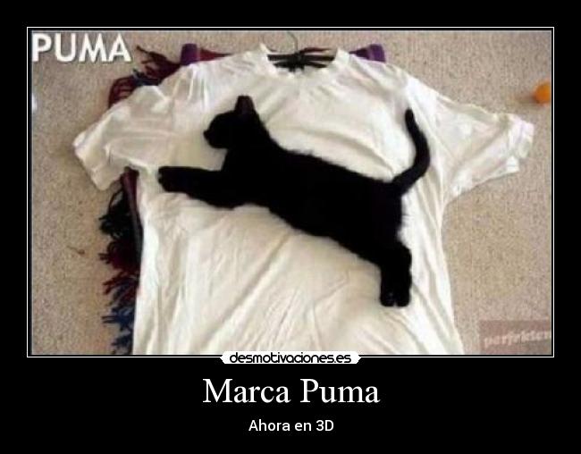 Marca Puma - Ahora en 3D