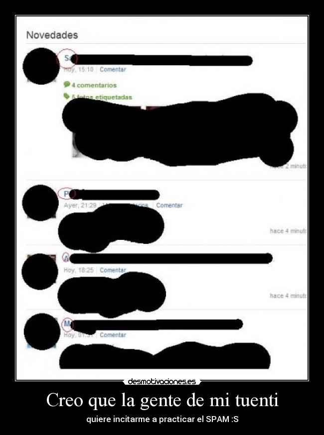 Creo que la gente de mi tuenti -