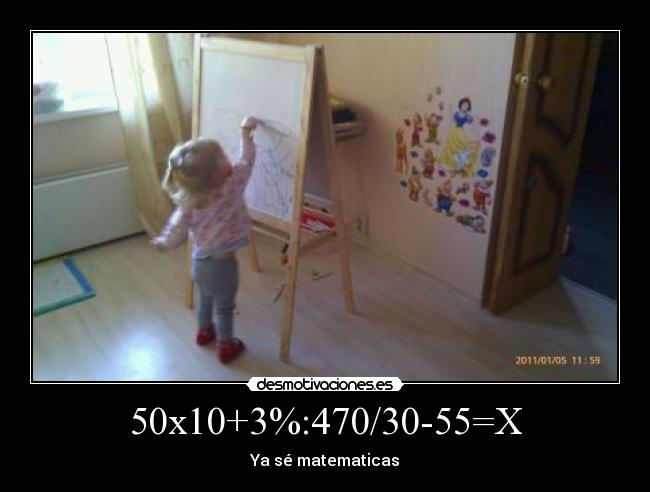 50x10+3%:470/30-55=X -