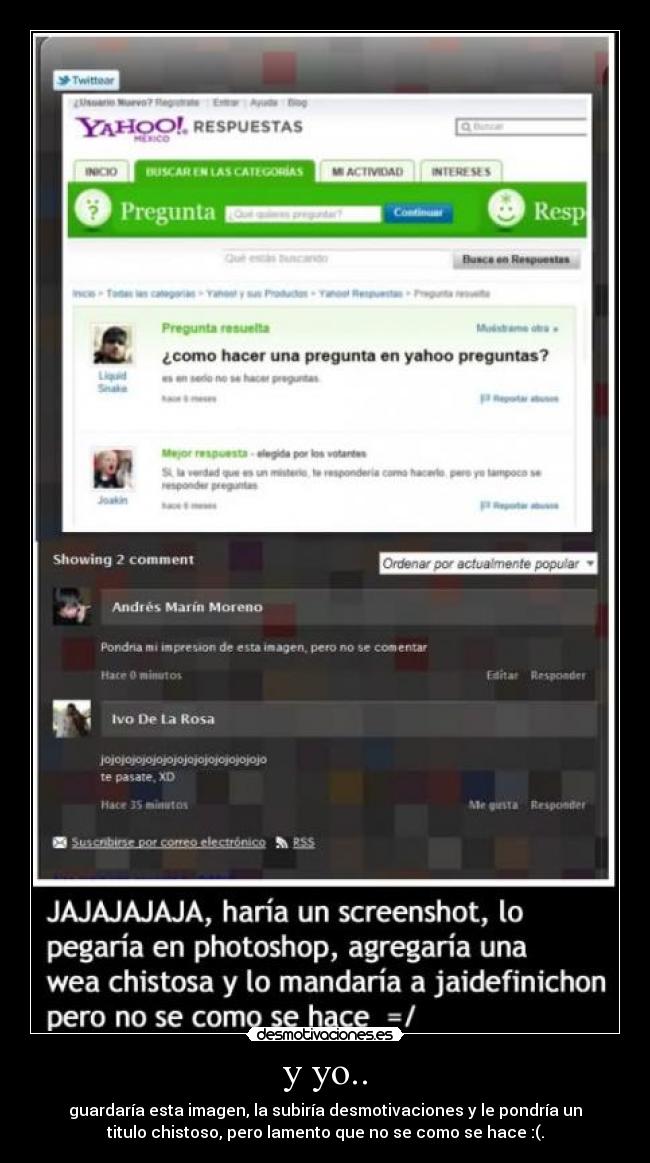 y yo.. - 