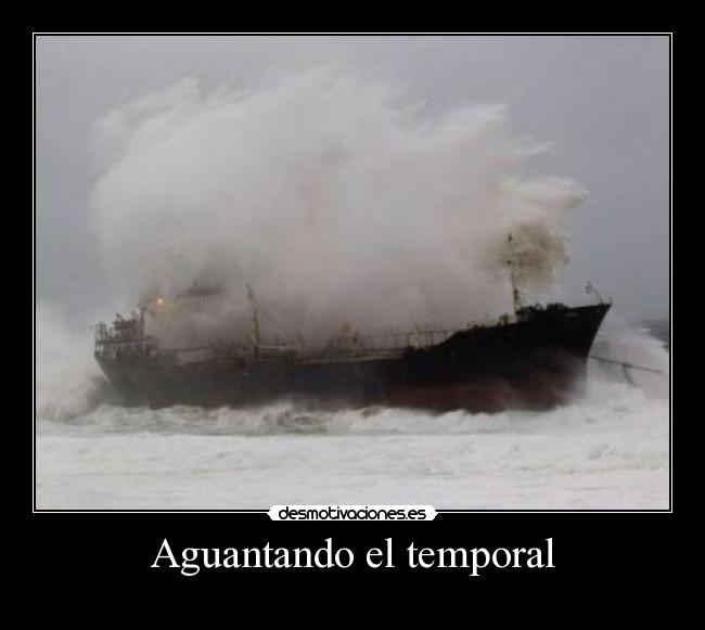 Aguantando el temporal -