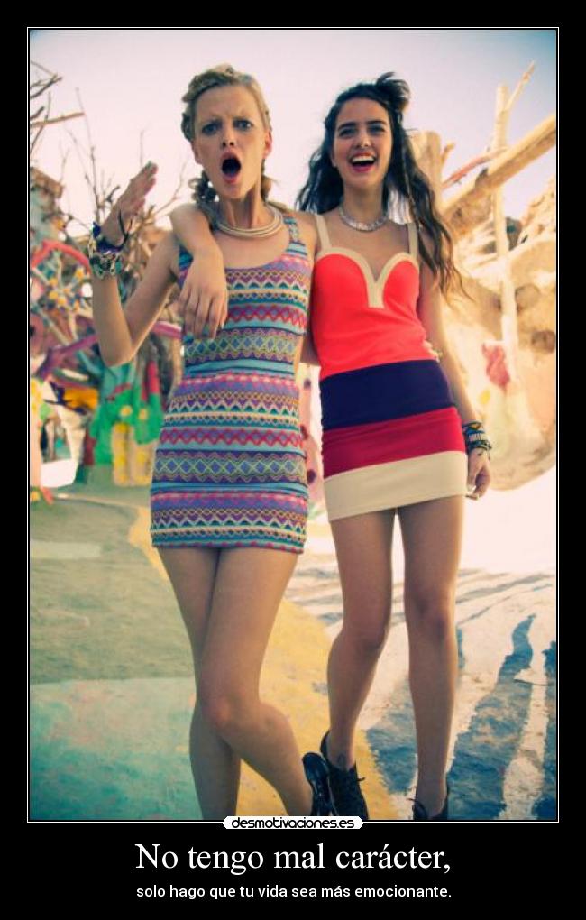 carteles caracter tengo mal caracter desmotivaciones