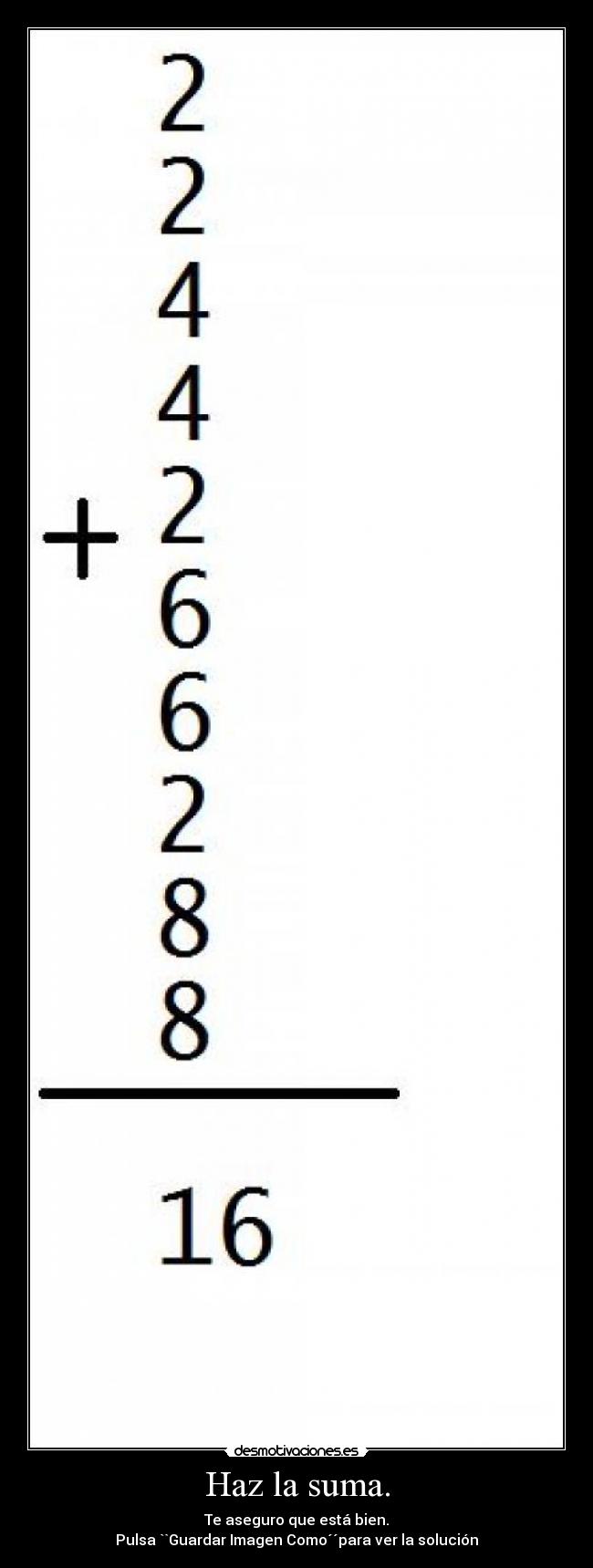 Haz la suma. - 