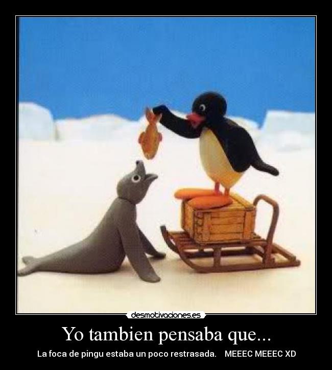 Yo tambien pensaba que... -