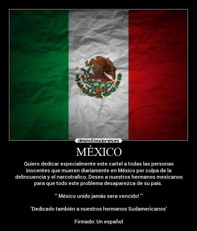 carteles mexico mexico desmotivaciones