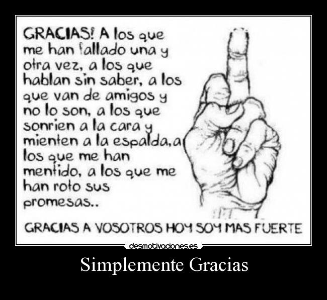 Simplemente Gracias -