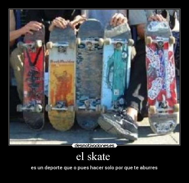 carteles skate desmotivaciones