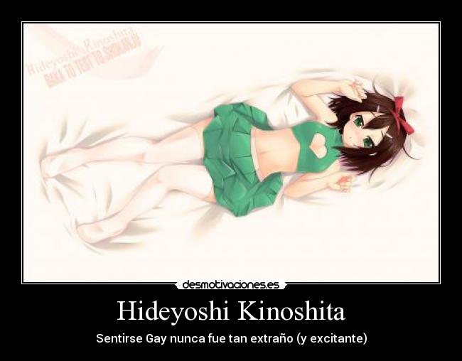 Hideyoshi Kinoshita - Sentirse Gay nunca fue tan extraño (y excitante)
