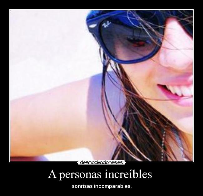 A personas increíbles  - 