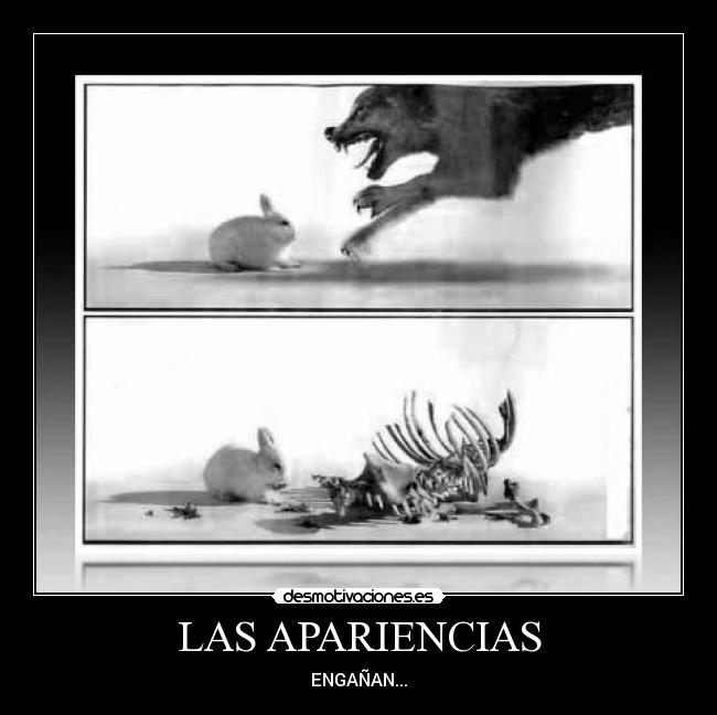 LAS APARIENCIAS - ENGAÑAN...