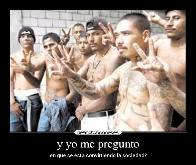 y yo me pregunto - en que se esta convirtiendo la sociedad?