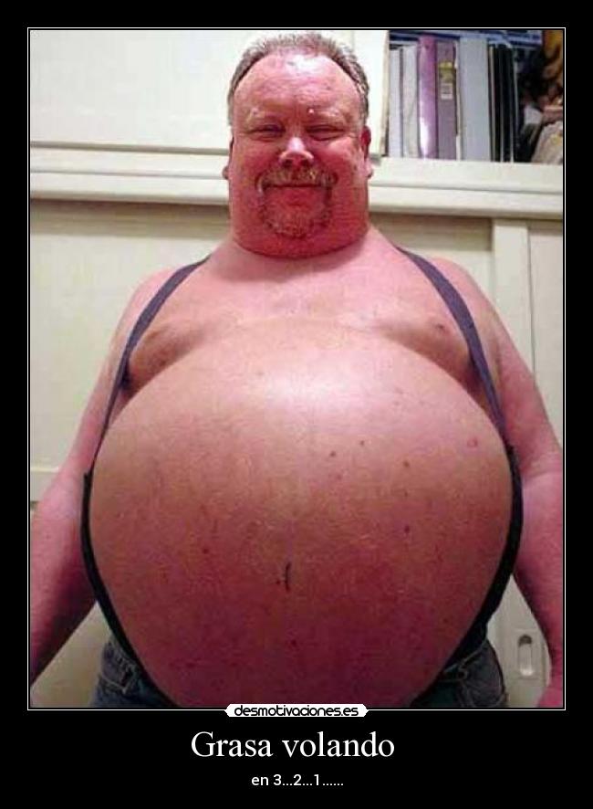 Grasa volando  - en 3...2...1......