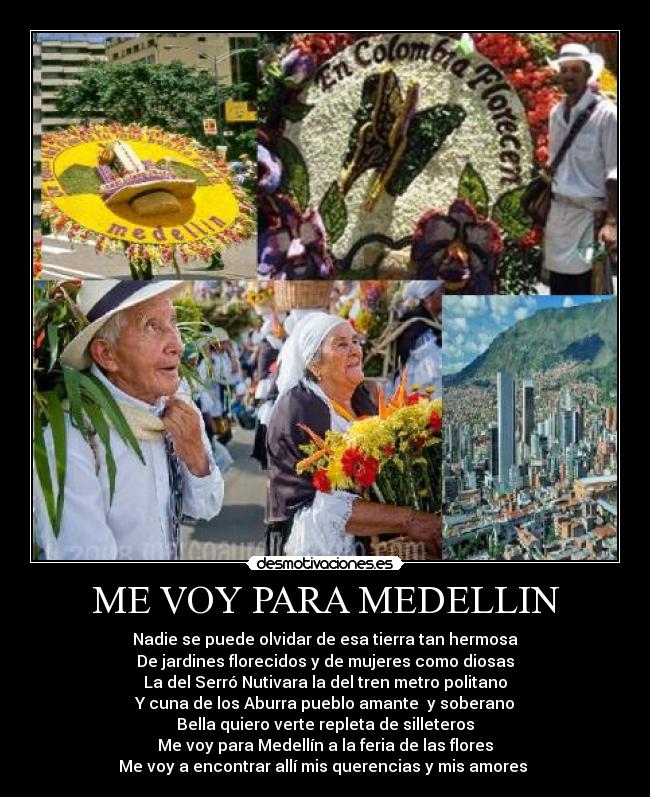 ME VOY PARA MEDELLIN - 