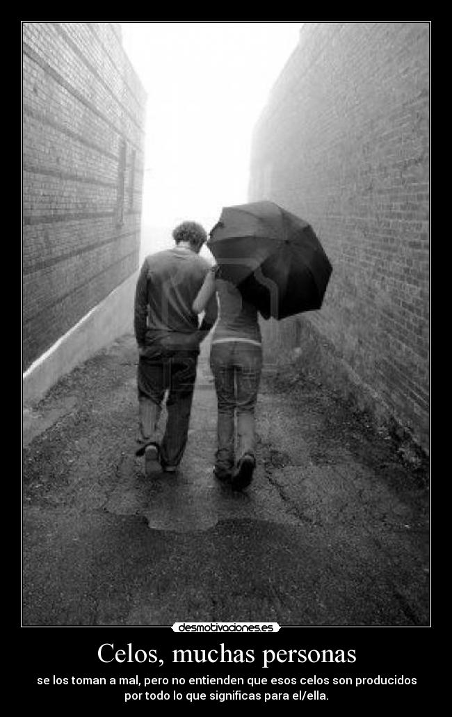 Celos, muchas personas -