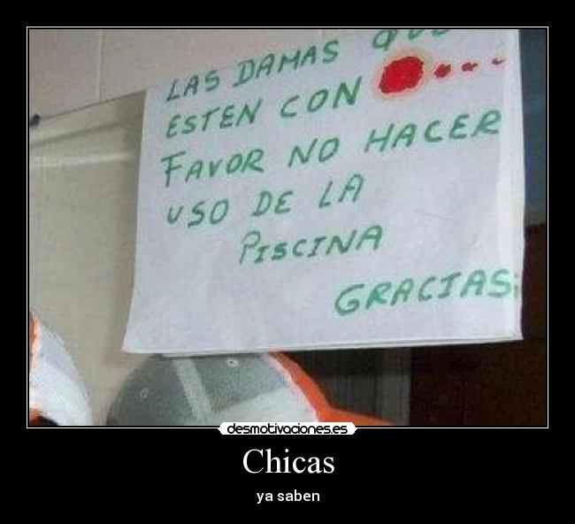 Chicas - ya saben