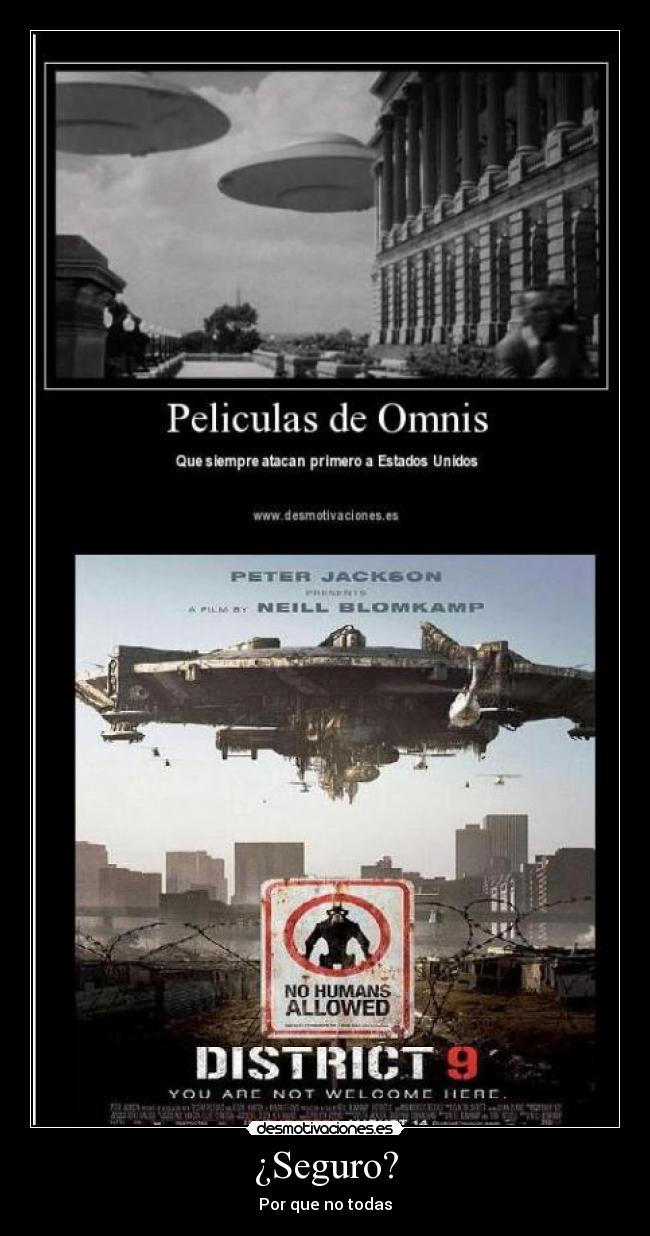 carteles distrito alien ovnis desmotivaciones