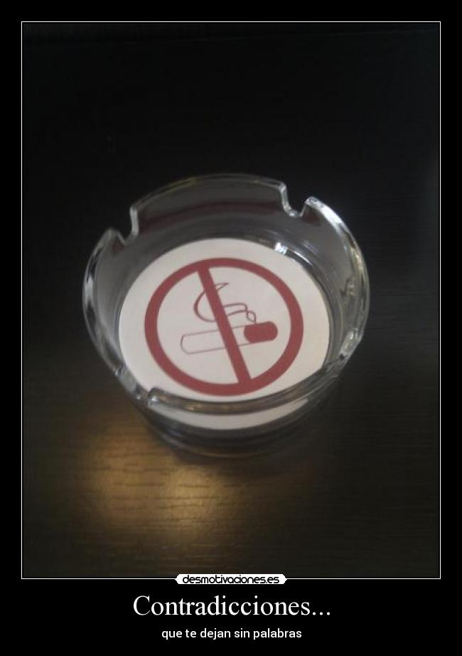 Contradicciones... -