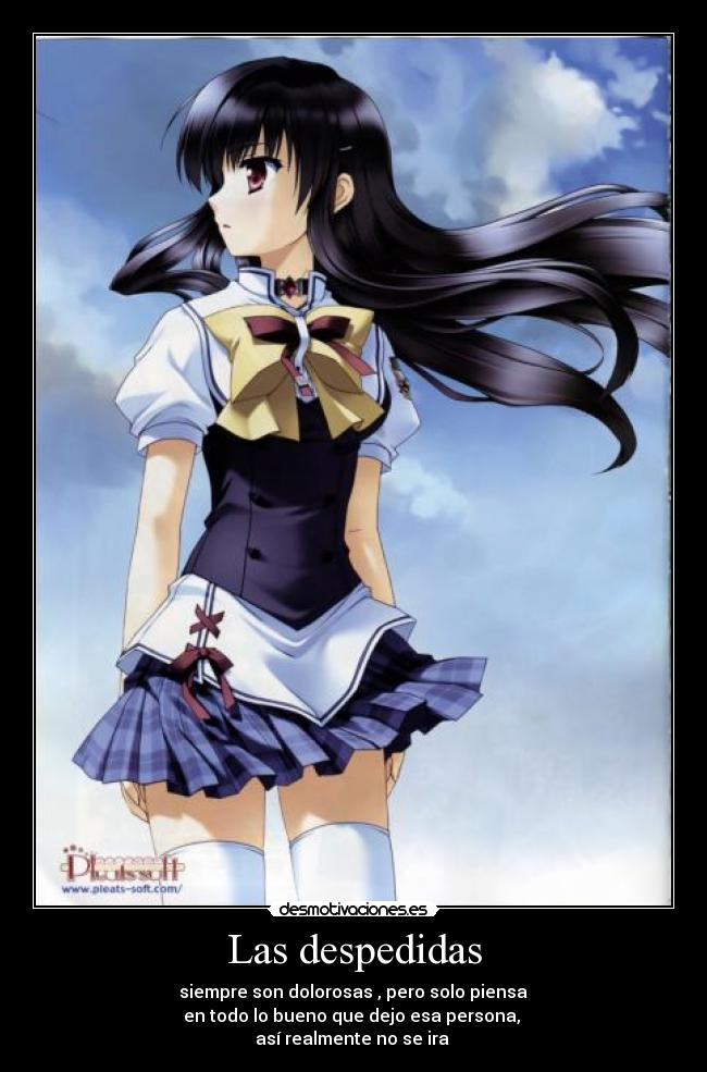 Las despedidas -