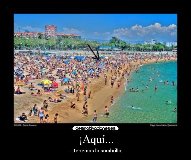 ¡Aquí... - ...Tenemos la sombrilla!