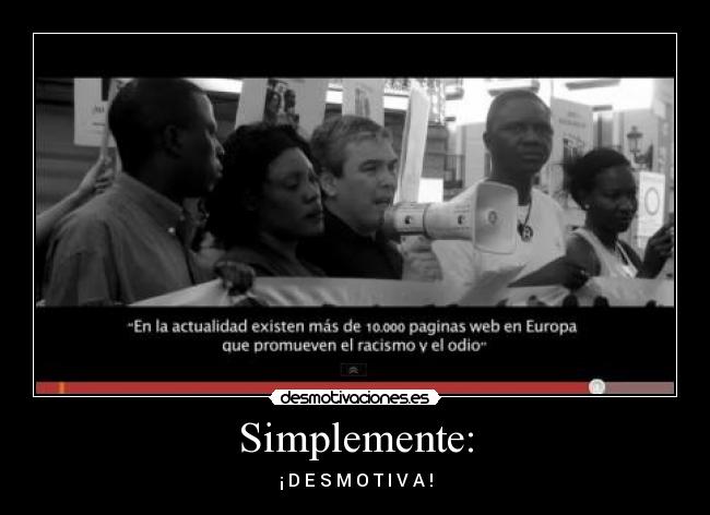 Simplemente: -