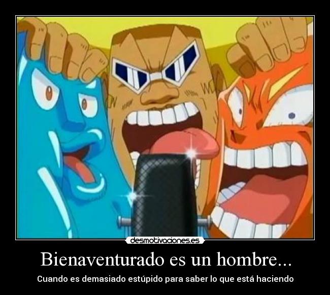 carteles rincewind bobobo bienaventurado hombre estupido saber haciendo desmotivaciones