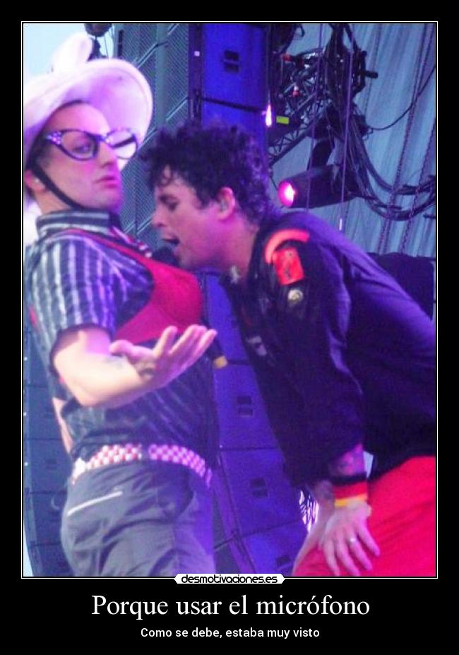 Porque usar el micrófono - 
