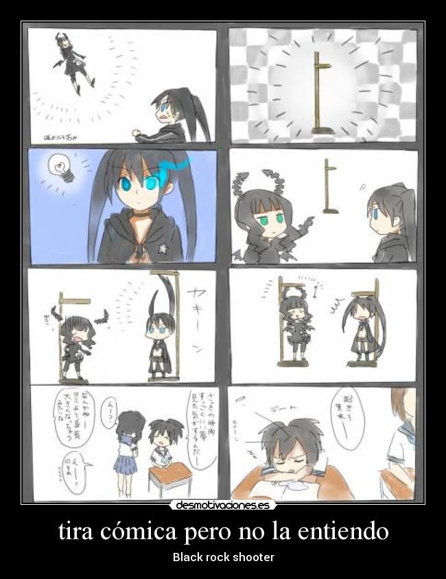 tira cómica pero no la entiendo - Black rock shooter