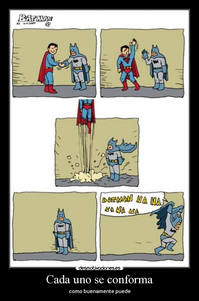 carteles conforma batman superman desmotivaciones