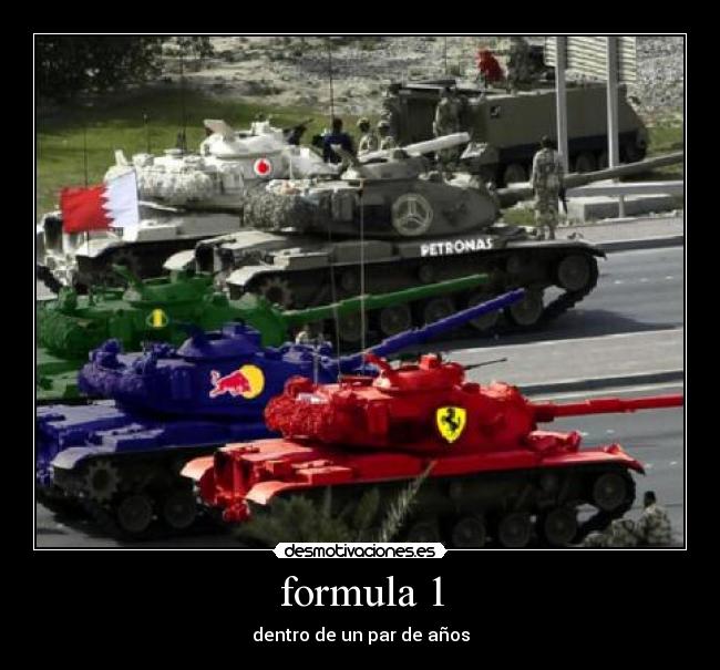 formula 1 - dentro de un par de años