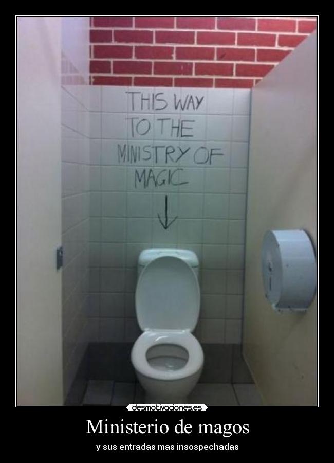 Ministerio de magos - y sus entradas mas insospechadas