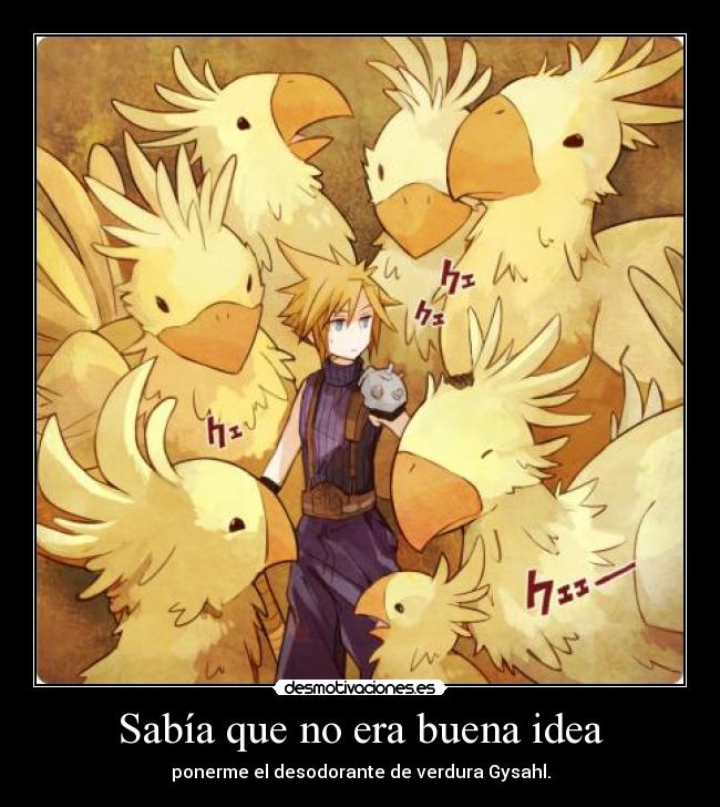 carteles sabia que era buena idea desodorante verdura gysahl desmotivaciones