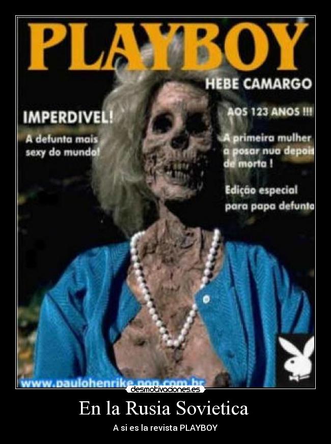 En la Rusia Sovietica - A si es la revista PLAYBOY