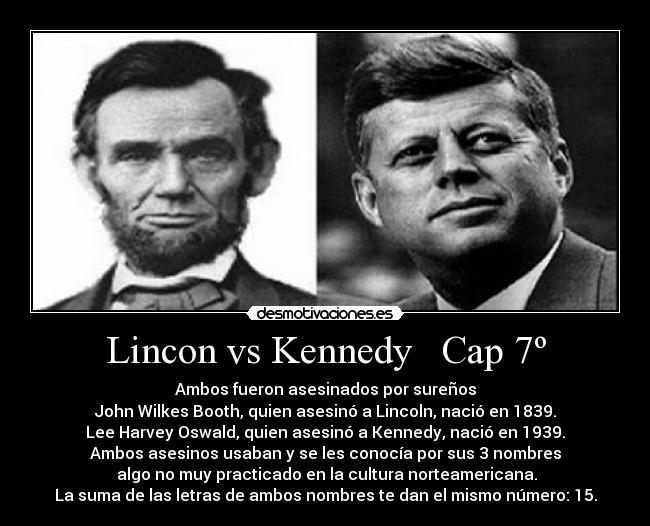 Lincon vs Kennedy Cap 7º -