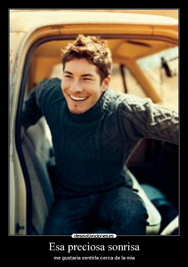 Esa preciosa sonrisa -