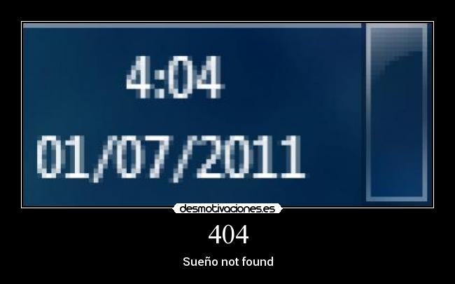 404 - Sueño not found