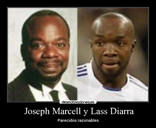 carteles joseph marcell lass diarra desmotivaciones