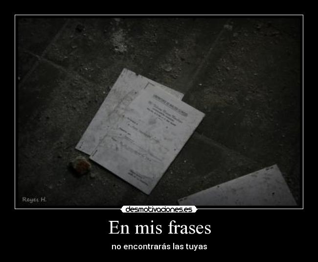 En mis frases -