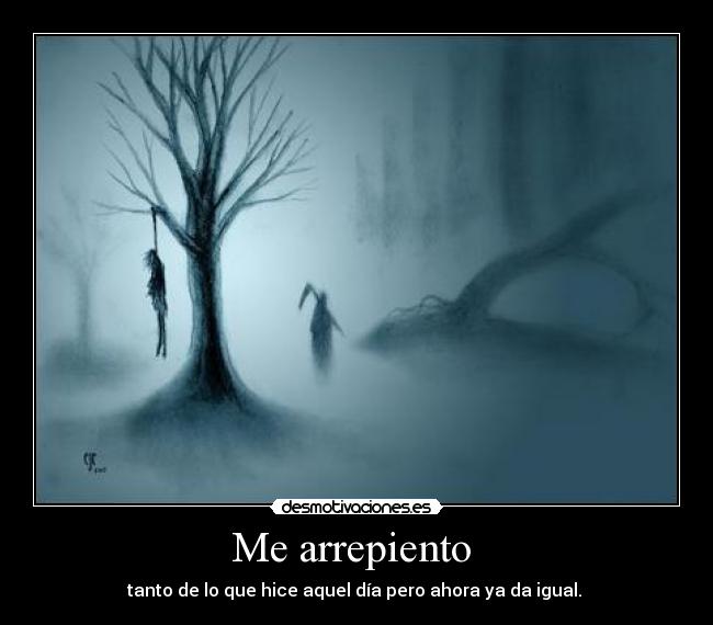 Me arrepiento  - 