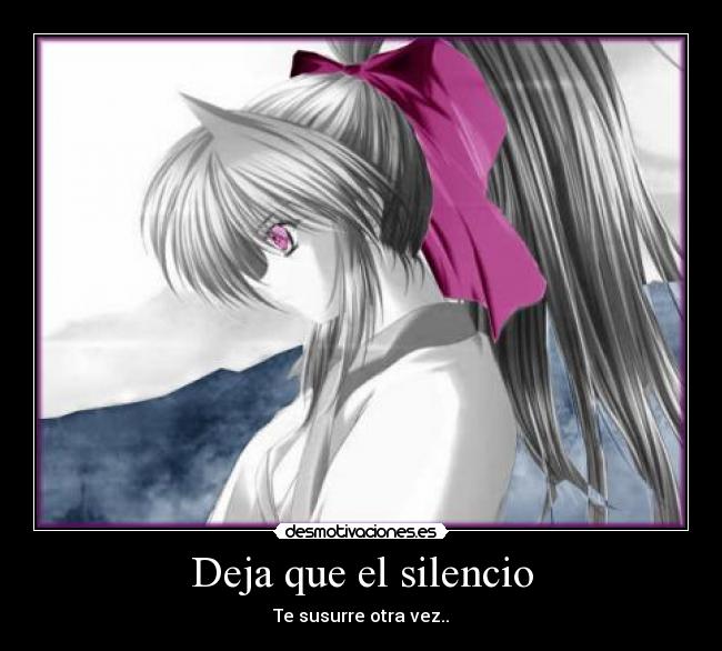 Deja que el silencio - 