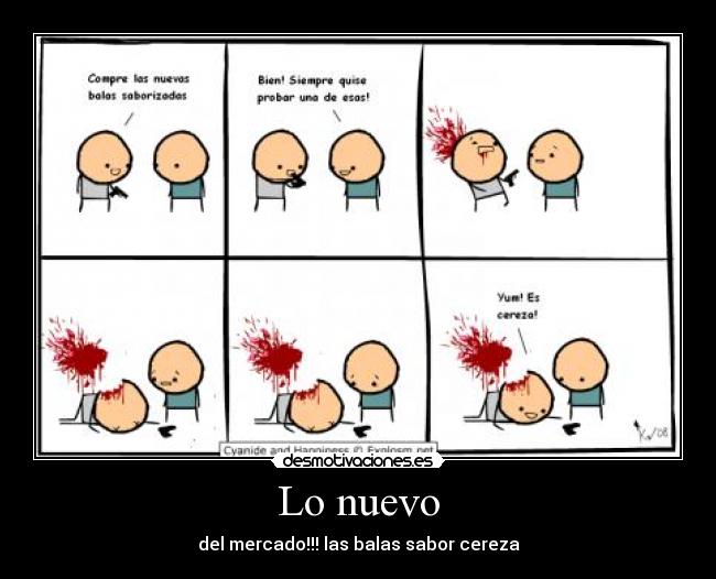 Lo nuevo - del mercado!!! las balas sabor cereza