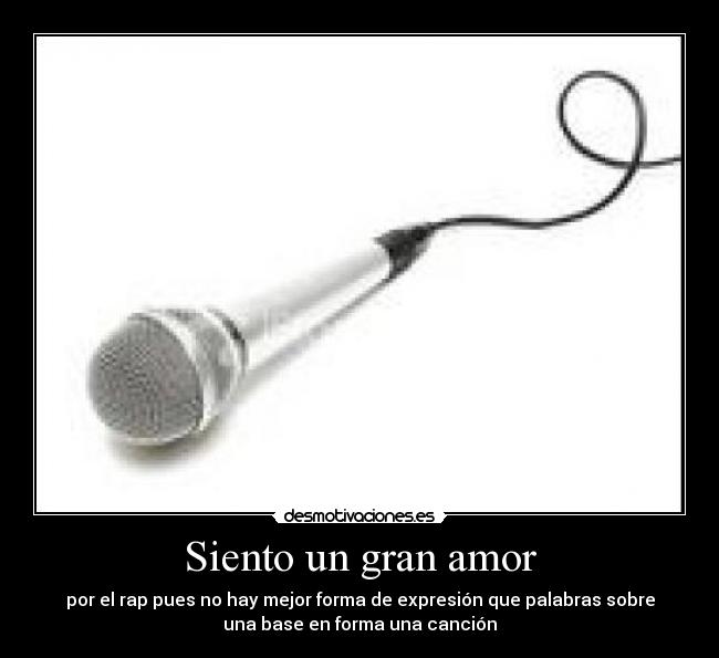 Siento un gran amor -