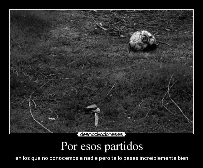Por esos partidos -