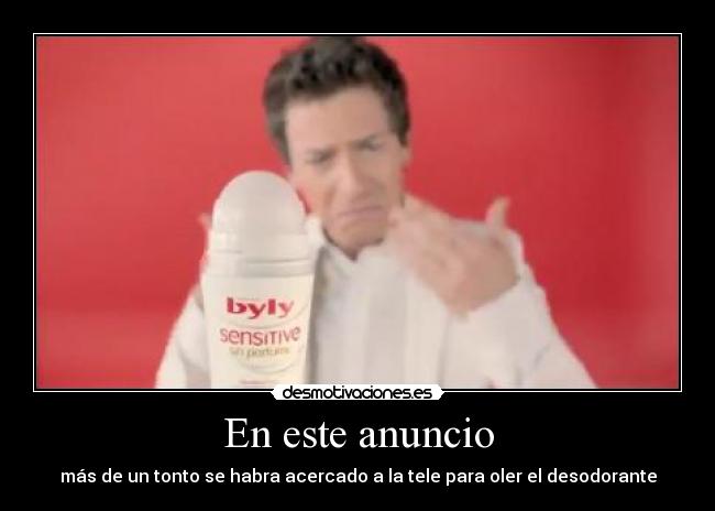 En este anuncio -
