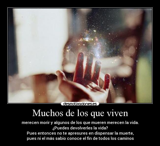 Muchos de los que viven -