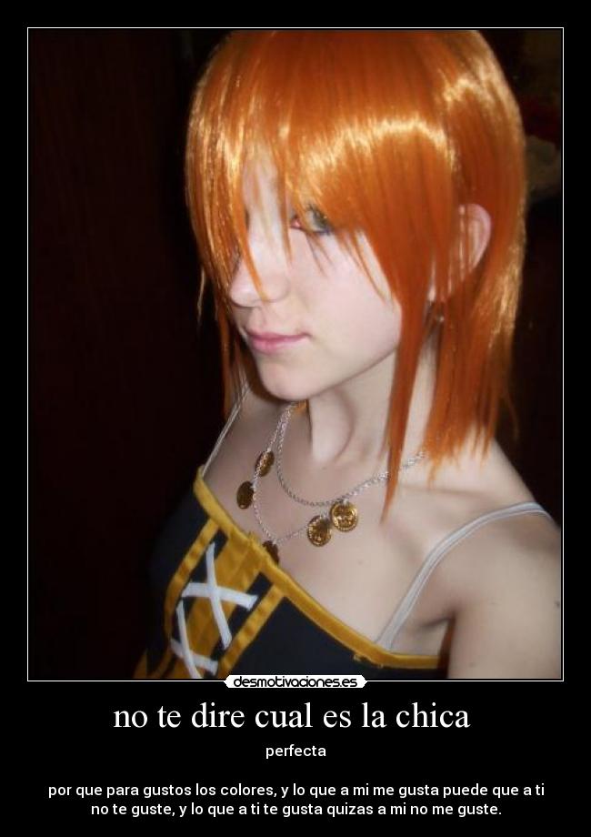 no te dire cual es la chica -