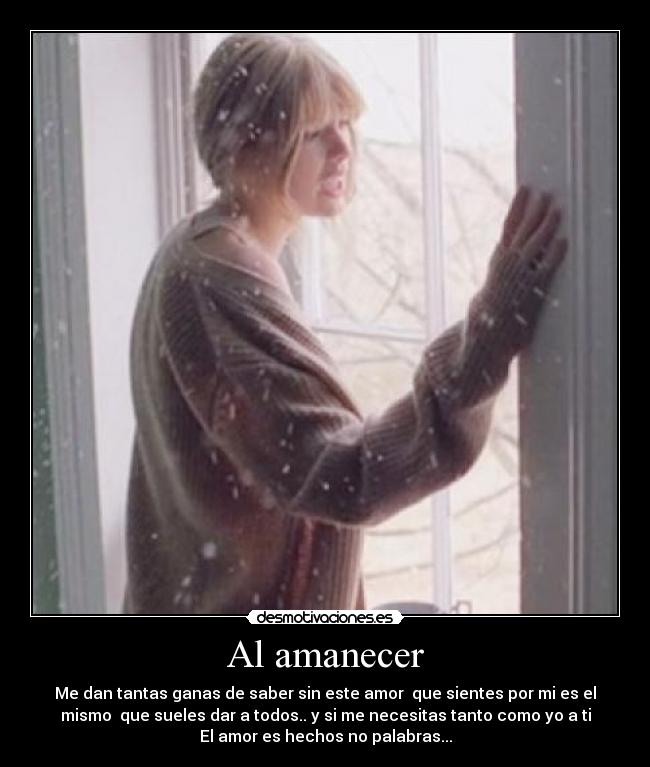 Al amanecer - 