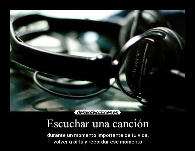 Escuchar una canción - 